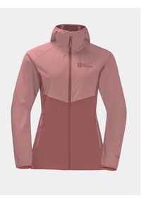 Jack Wolfskin Kurtka softshell Go Hike Softshell 1306862 Bordowy Regular Fit. Kolor: czerwony. Materiał: syntetyk #3