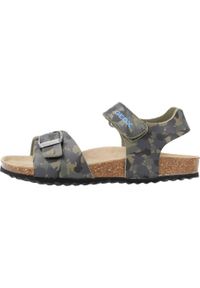 Geox - Sandały GEOX J GHITA BOY Zielony. Kolor: zielony. Materiał: syntetyk, tkanina. Sport: turystyka piesza