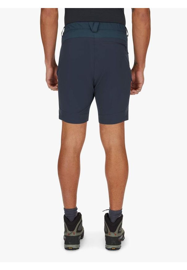 Spodenki turystyczne męskie Rab Torque Mountain Shorts. Kolor: niebieski