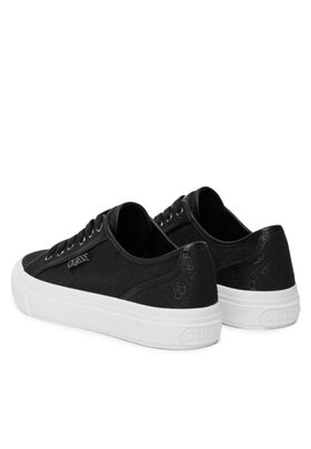 Guess Tenisówki FLTJX9 FAL12 Czarny. Kolor: czarny. Materiał: materiał