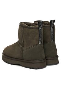 EMU Australia Śniegowce Sharky Mini W12434 Khaki. Kolor: brązowy. Materiał: zamsz, skóra #6