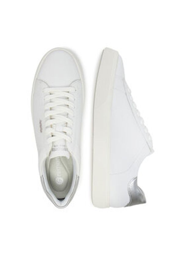 Remonte Sneakersy D2J00-80 Biały. Kolor: biały. Materiał: skóra