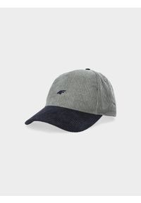 4f - 4F Czapka z daszkiem sztruksowa strapback uniseks - multikolor S/M. Kolor: wielokolorowy. Materiał: sztruks. Wzór: haft. Sezon: lato, wiosna. Styl: sportowy #1