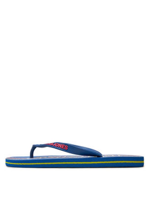 Jack & Jones - Jack&Jones Japonki Jfwlogo 12251259 Granatowy. Kolor: niebieski. Materiał: guma