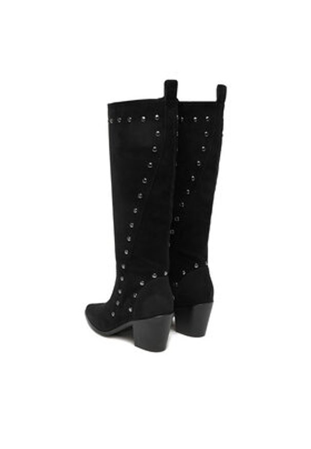 DeeZee Kozaki CEO-HY900735-5 Czarny. Kolor: czarny. Materiał: materiał