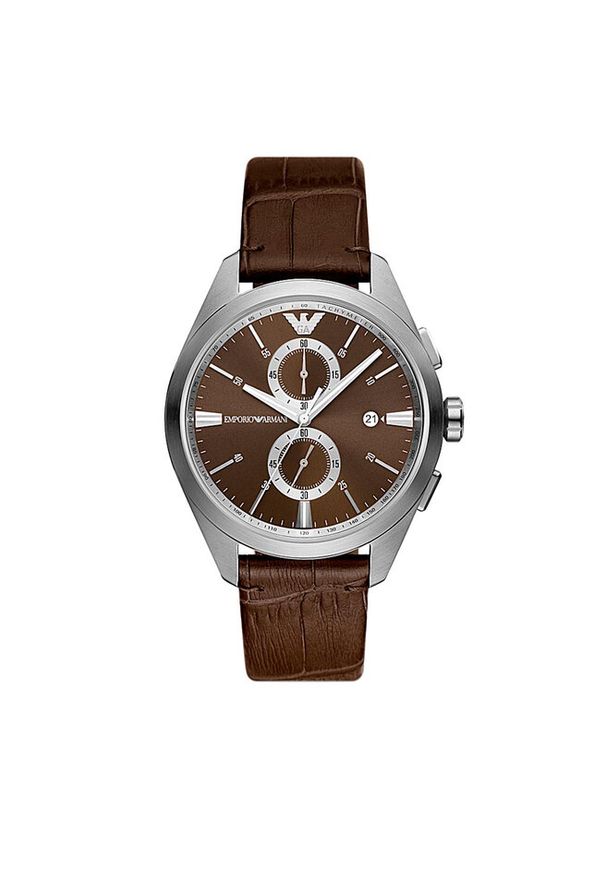 Zegarek Emporio Armani. Kolor: brązowy
