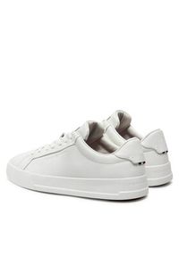 TOMMY HILFIGER - Tommy Hilfiger Sneakersy Th Court Best Leather FM0FM05120 Écru. Materiał: skóra #4