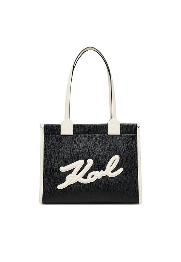 Karl Lagerfeld - KARL LAGERFELD Torebka A1W30042 Czarny. Kolor: czarny. Materiał: skórzane