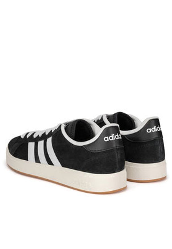 Adidas - adidas Sneakersy GRAND COURT BASE 00S IH6184 Czarny. Kolor: czarny. Materiał: zamsz, skóra