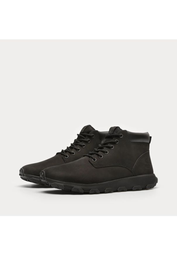 Timberland Winsor Park MID LACE UP SNEAKER BLACK Sneakersy męskie. Kolor: czarny