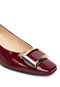 HÖGL Czółenka 0-104024-44000 Bordowy. Kolor: czerwony. Materiał: skóra #4