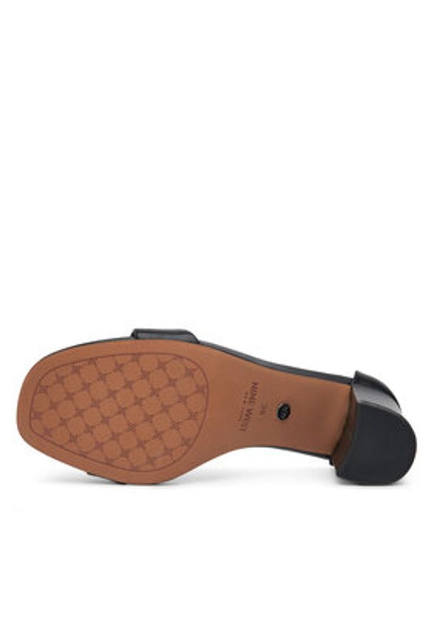 Nine West Sandały WFA2647-1 Czarny. Kolor: czarny. Materiał: skóra