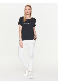 Emporio Armani T-Shirt 262633 3R314 00020 Czarny Regular Fit. Kolor: czarny. Materiał: wiskoza