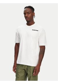 Kappa T-Shirt Nyle 351S5GW Biały Regular Fit. Kolor: biały. Materiał: bawełna