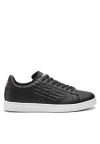 EA7 Emporio Armani Sneakersy Czarny. Kolor: czarny. Materiał: skóra