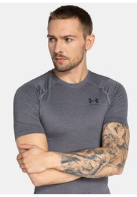 Koszulka Under Armour Heat Gear (1361518-090). Kolor: szary. Sezon: lato. Sport: fitness #3