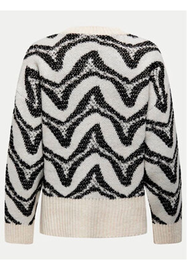 only - ONLY Sweter Jane 15332157 Beżowy Regular Fit. Kolor: beżowy. Materiał: syntetyk