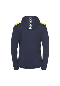 KEMPA - Damska bluza dresowa z kapturem Kempa Emotion 27. Typ kołnierza: kaptur. Kolor: niebieski, żółty, wielokolorowy. Materiał: dresówka. Sport: piłka ręczna