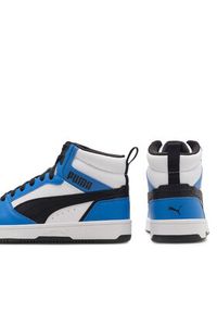 Puma Sneakersy Rebound V6 Mid Jr* 393831 06 Niebieski. Kolor: niebieski. Materiał: skóra #7