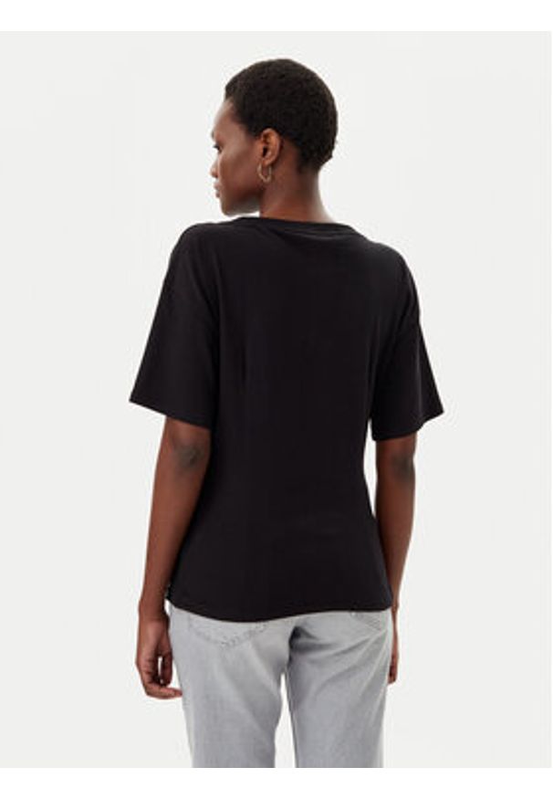 Liu Jo T-Shirt TA5108 JS003 Czarny Regular Fit. Kolor: czarny. Materiał: bawełna