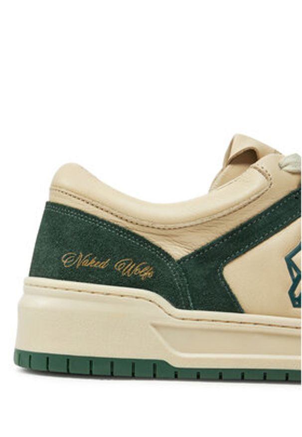 Naked Wolfe Sneakersy CM-01 Écru. Materiał: skóra