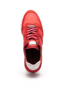 GOE - Buty skórzane. Nosek buta: okrągły. Zapięcie: sznurówki. Kolor: czerwony. Materiał: skóra. Szerokość cholewki: normalna #2