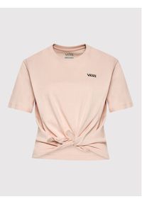Vans T-Shirt Boyfriend Knot VN0A53Q6 Pomarańczowy Relaxed Fit. Kolor: pomarańczowy. Materiał: bawełna