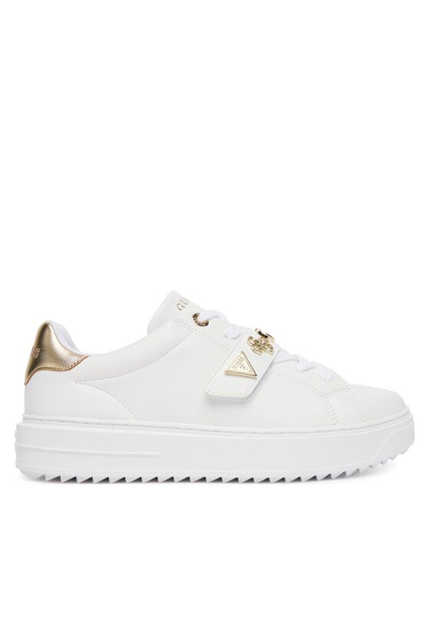 Guess Sneakersy 175399 Biały. Kolor: biały. Materiał: skóra