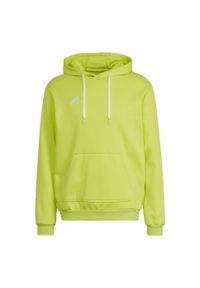 Bluza do piłki nożnej męska Adidas Entrada 22. Kolor: żółty. Materiał: bawełna, poliester