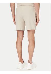 Hugo - HUGO Szorty sportowe Austin 50532023 Beżowy jasny Regular Fit. Kolor: beżowy. Materiał: bawełna. Styl: sportowy #4