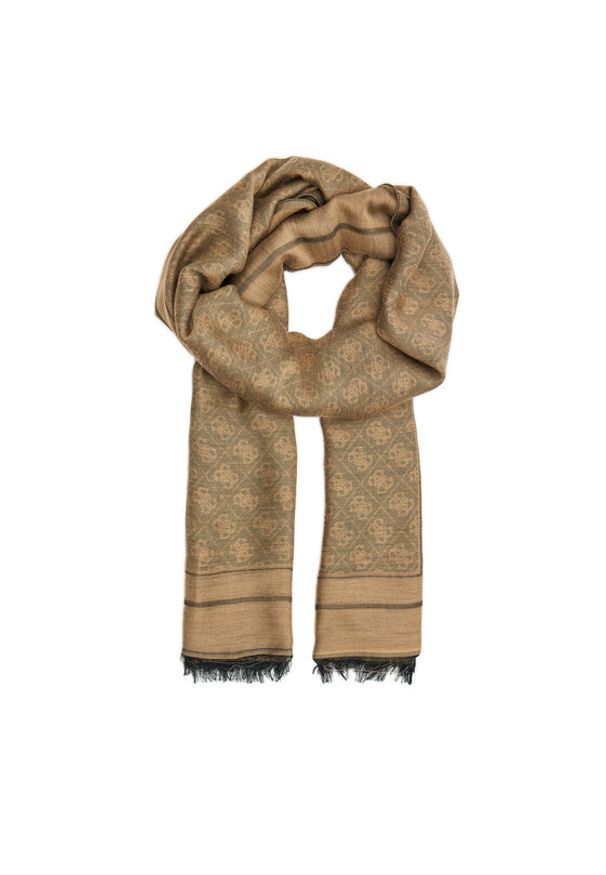 Guess Szal AM9412 POL03 Beżowy. Kolor: beżowy. Materiał: materiał