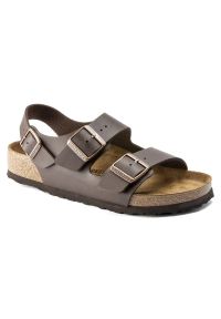 Sandały damskie brązowe Birkenstock Milano BF. Kolor: brązowy. Sezon: lato. Styl: młodzieżowy, sportowy #2