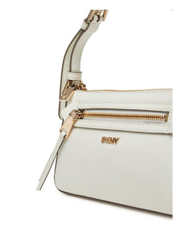 DKNY Torebka R42HKE18 Écru. Materiał: skórzane
