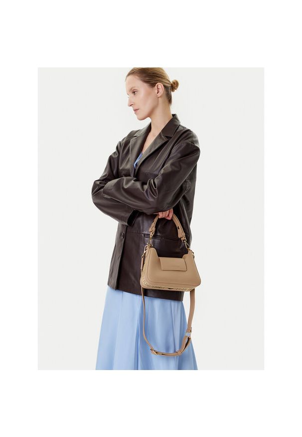 Love Moschino - Torebka LOVE MOSCHINO. Kolor: beżowy