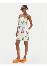 Seafolly Sukienka letnia La Boca 55652-DR Écru Regular Fit. Materiał: bawełna, len. Sezon: lato #5