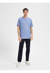 Selected Homme T-Shirt 16087843 Niebieski Regular Fit. Kolor: niebieski