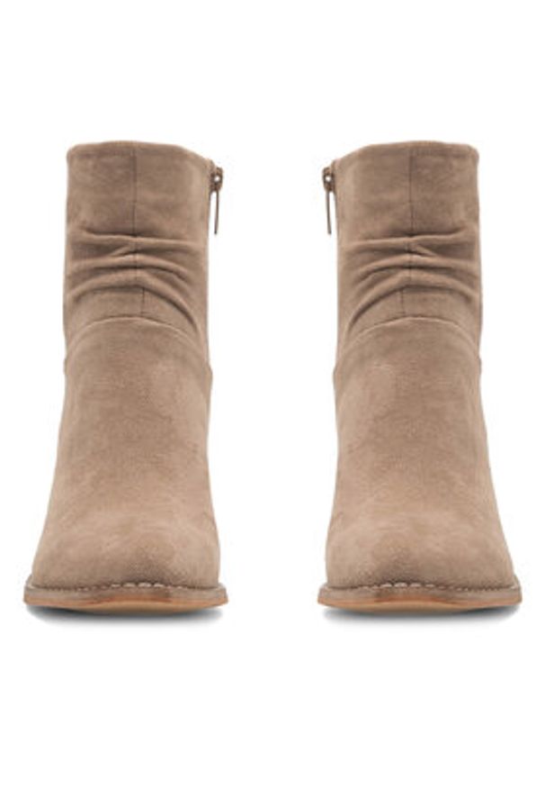 Jenny Fairy Botki MARTINA WS14438-22 Beżowy. Kolor: beżowy. Materiał: materiał