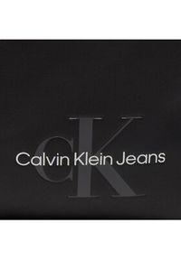 Calvin Klein Jeans Saszetka K50K512025 Czarny. Kolor: czarny. Materiał: skóra