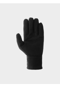 4f - Rękawiczki softshell Touch Screen uniseks - czarne. Kolor: czarny. Materiał: softshell. Sezon: zima. Styl: casual
