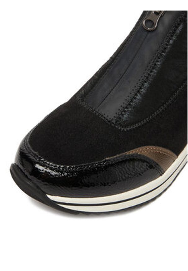 Remonte Sneakersy D0T08-02 Czarny. Kolor: czarny. Materiał: materiał