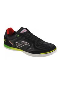Joma - Halowe Skórzane Buty Piłkarskie Dla Dorosłych Unisex Top Flex. Kolor: czarny. Materiał: skóra. Sport: piłka nożna