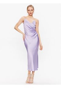 Imperial Sukienka koktajlowa AB5MFBA Fioletowy Regular Fit. Kolor: fioletowy. Materiał: syntetyk. Styl: wizytowy #1