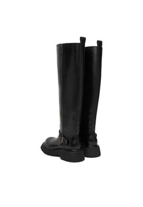 G-Star RAW - G-Star Raw Kozaki EO-GLCI-GLC8137 Czarny. Kolor: czarny. Materiał: skóra