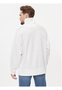 Calvin Klein Jeans Bluza J30J324149 Biały Relaxed Fit. Kolor: biały. Materiał: bawełna, syntetyk