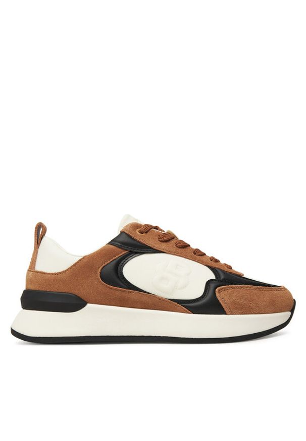 BOSS Sneakersy B Icon 50548358 Beżowy. Kolor: beżowy. Materiał: skóra, zamsz