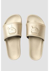 Karl Lagerfeld - KARL LAGERFELD Złote klapki damskie KONDO 2.0 Karl NFT Relief, Rozmiar 37. Kolor: złoty #3