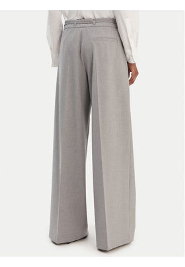 Hugo - HUGO Spodnie materiałowe Haminde 50555897 Szary Regular Fit. Kolor: szary. Materiał: syntetyk