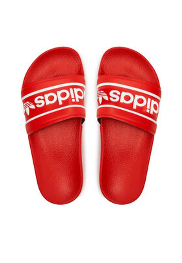 Adidas - adidas Klapki Adilette ID5796 Czerwony. Kolor: czerwony. Materiał: syntetyk