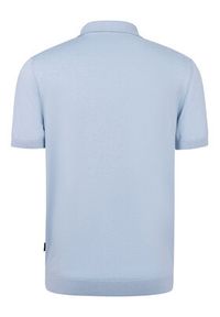 Bugatti Polo 7100-75522C Niebieski Regular Fit. Typ kołnierza: polo. Kolor: niebieski. Materiał: bawełna #4