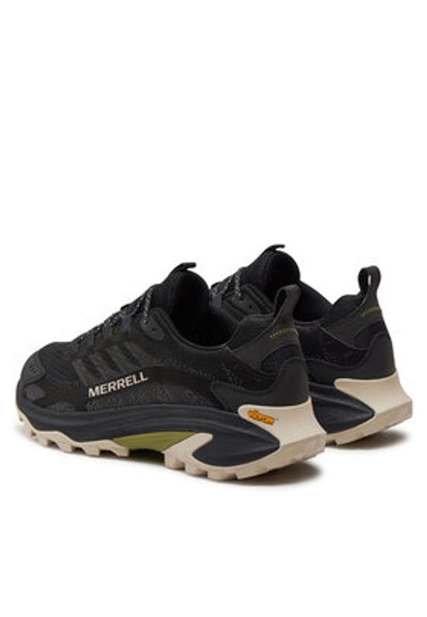 Merrell Sneakersy Moab Speed 2 J037525 Czarny. Kolor: czarny. Materiał: mesh, materiał
